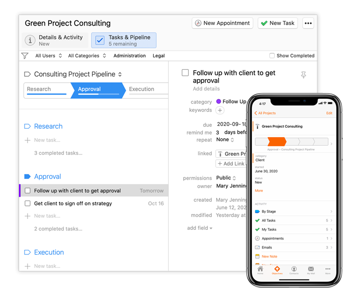 sales software crm for mac